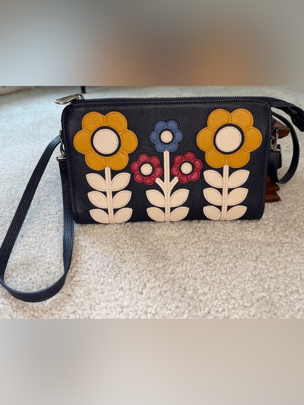 Brighton Newberry Flower Crossbody Bag
